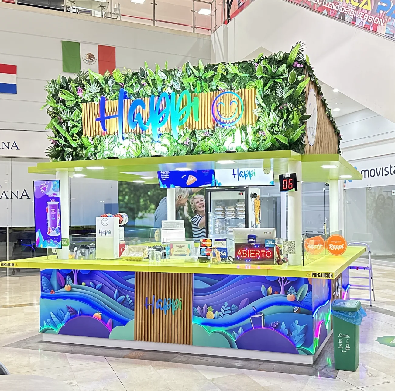 Punto de venta Happi en el Centro Comercial Aquarela